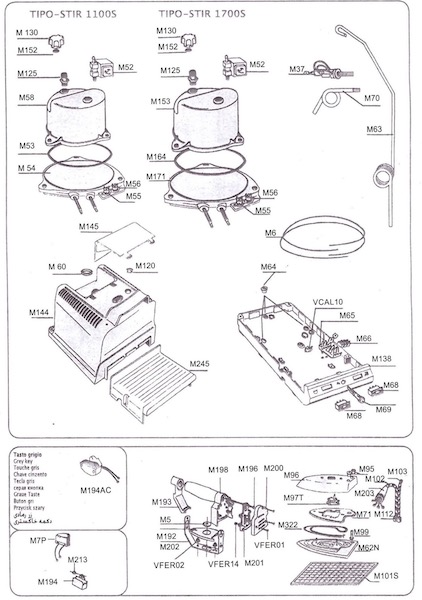 Stirolux Stirmape Codici Articoli Tipo Stir 1100 S - Tipo Stir 1700 S